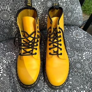 Yellow Dr Martens